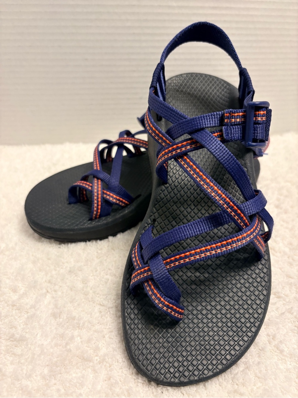 Chaco Z/Cloud X2 Sandals, Lattice Cobalt Adjustable Hiking Women’s Size 7